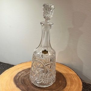 Vintage Kristal Zajecar Wine Decanter from Yugoslavia